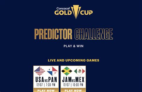 gold cup predictions.